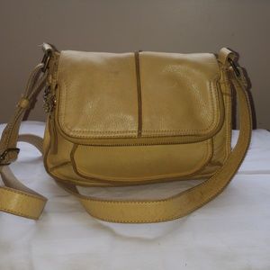 Lucky Brand Yellow Leather Purse